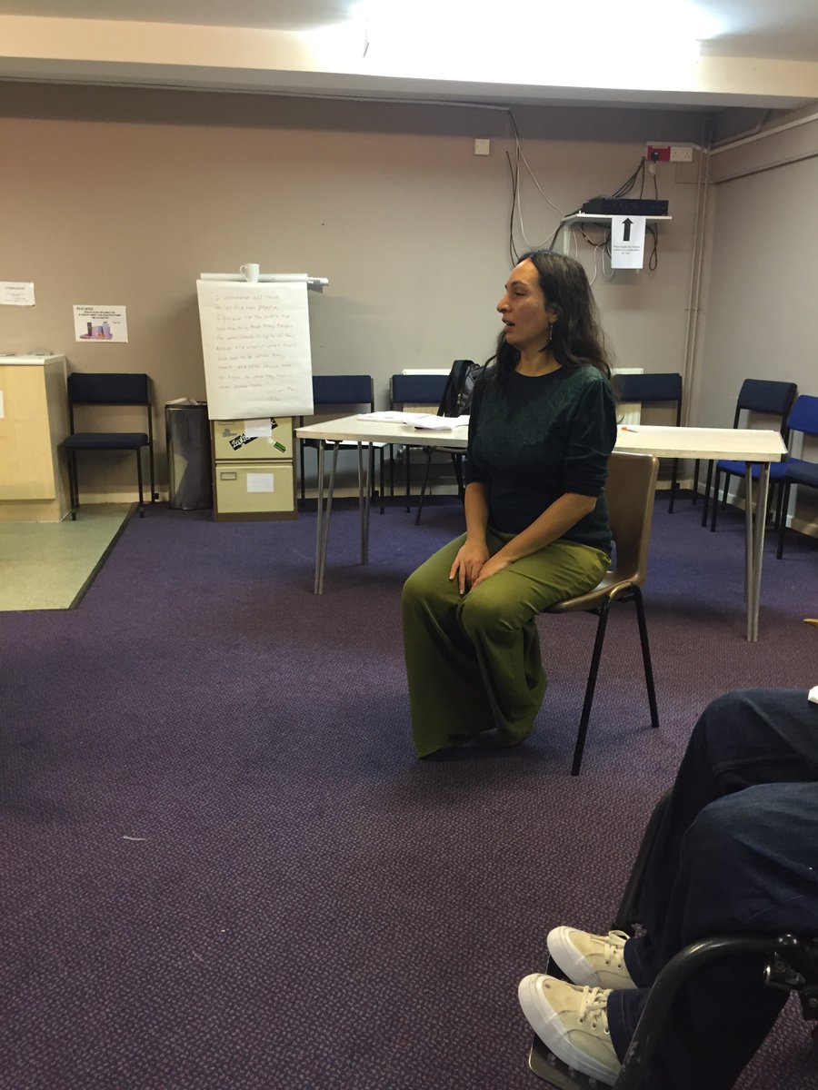 FrackFreeLeeds's tweet photo. Lunch's over and we are into the 2nd round of workshops. Avoiding burnout is overlooked but important @FOE_Community #unitedagainstfracking https://t.co/vfaQ9DHrhE