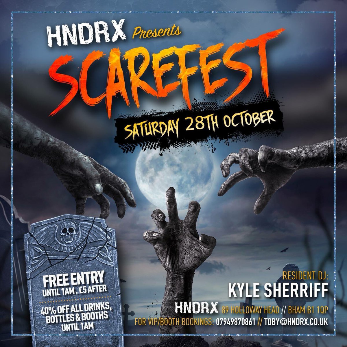 👻 ITS TONIGHT👻

FREE ENTRY
40% off drinks

See ya later 👌🏻