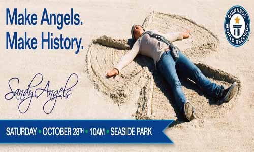 GovChristie's tweet photo. If you’re near Seaside today join in and be a part of history. Help break the Guinness Book World Record for “Most Sand Angels Made Simultaneously.” Registration is $5.00 a person and 100% of funds raised will support disaster relief &amp; recovery. #SandyAngels https://t.co/9vT1g9qsV0