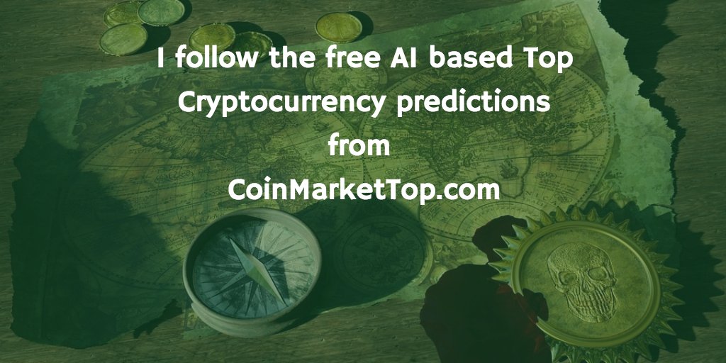 CoinMarketTop's tweet image. Retweet to support us.
I follow the free AI based Top Cryptocurrency predictions from CoinMarketTop.com @CoinMarketTop #CoinMarketTop
