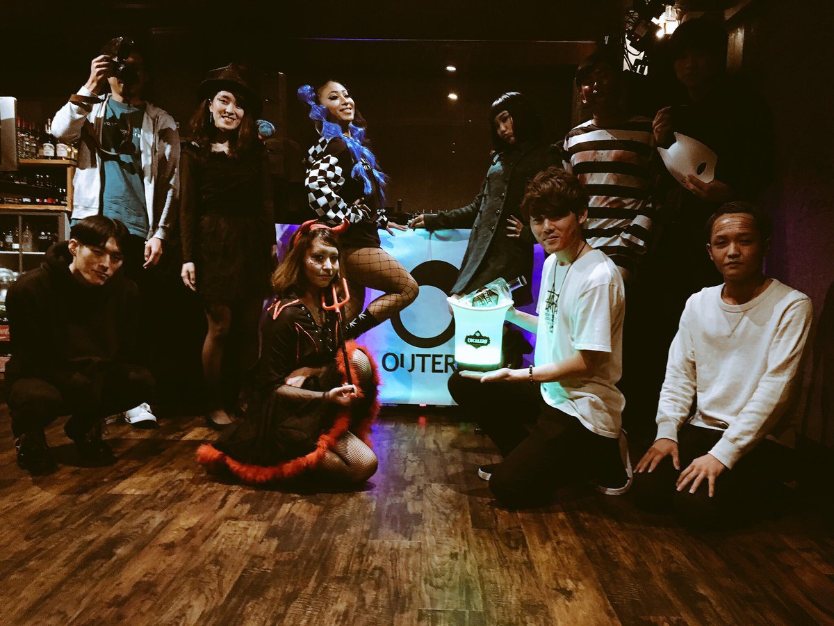 QuincyMcQueen's tweet photo. 🎃👻
OUTERで踊りまくろう！💃
#ハロウィン高知
#OUTERKOCHI
#高知クラブ https://t.co/AX38EkLh0A