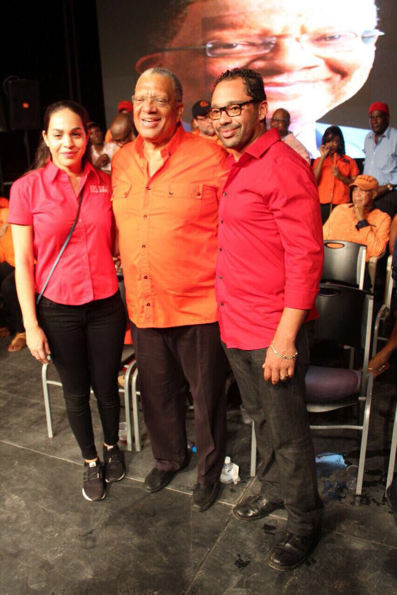 DrPeterPhillips's tweet photo. #AboutLastNight in Annotto Bay with @drshanealexis & #MrsSugar The support from SE St. Mary was tremendous. I know they are ready for Monday https://t.co/45Wr6q59qU