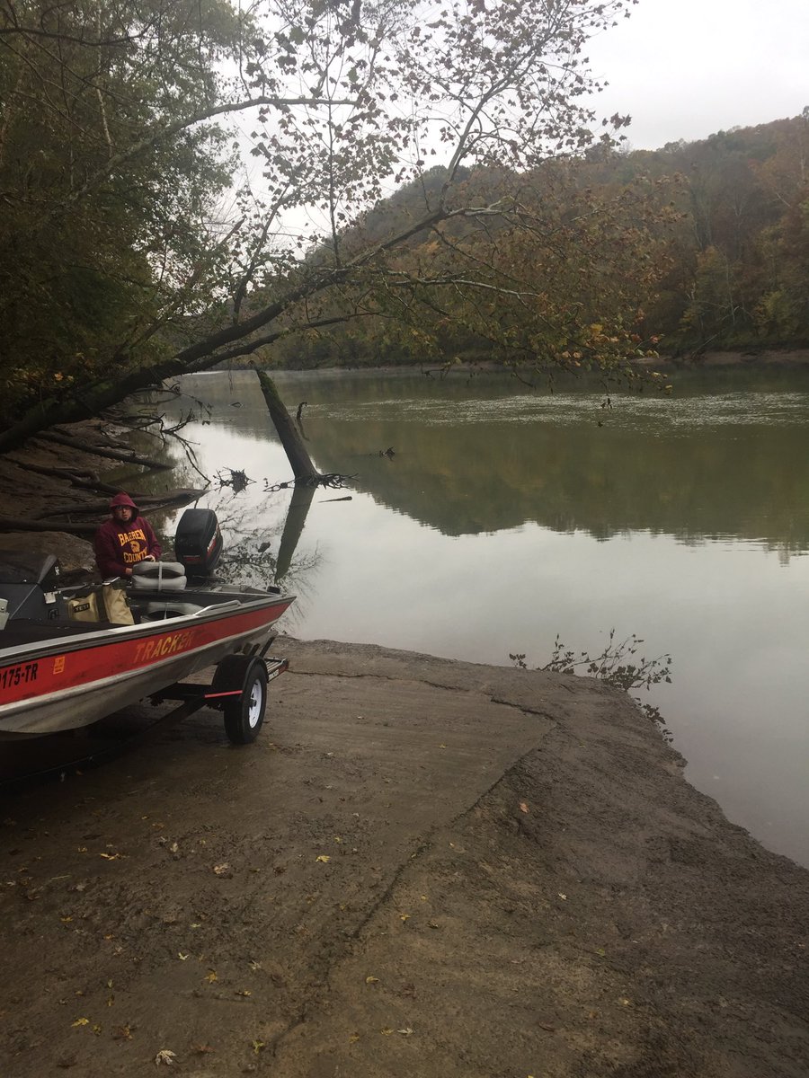Trout fishing time on the Cumberland river