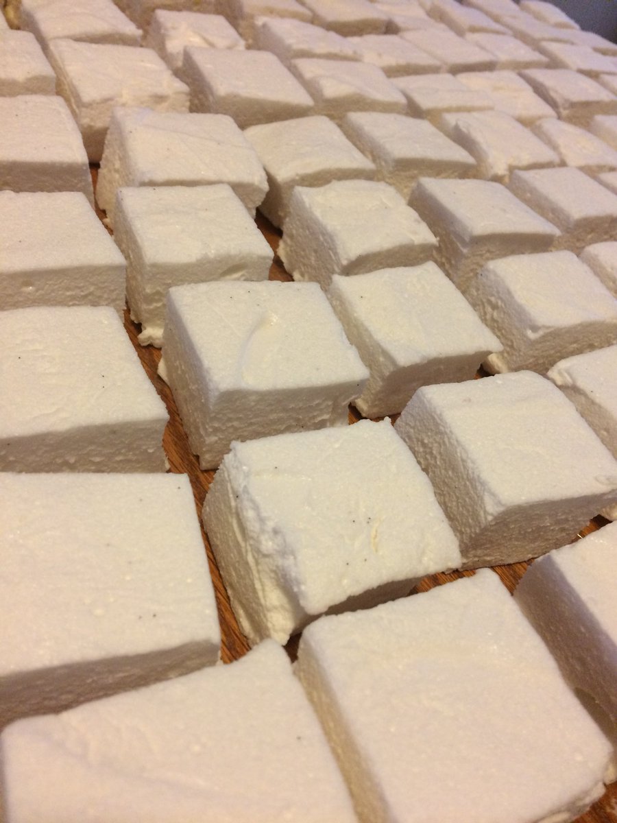 #glutenfree #fatfree #vanilla #marshmallows ready to be dressed for a #display #cardiff #fashion #event
