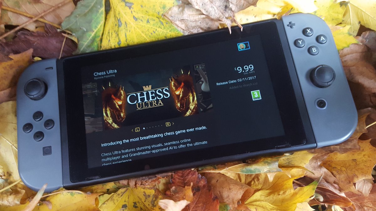 Ripstone Games is releasing Chess Ultra for Switch on November 2nd