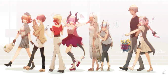 うちのカルデアの皆とショッピング(したい) #FateGO 
