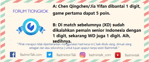 Badminton Talk tweet media