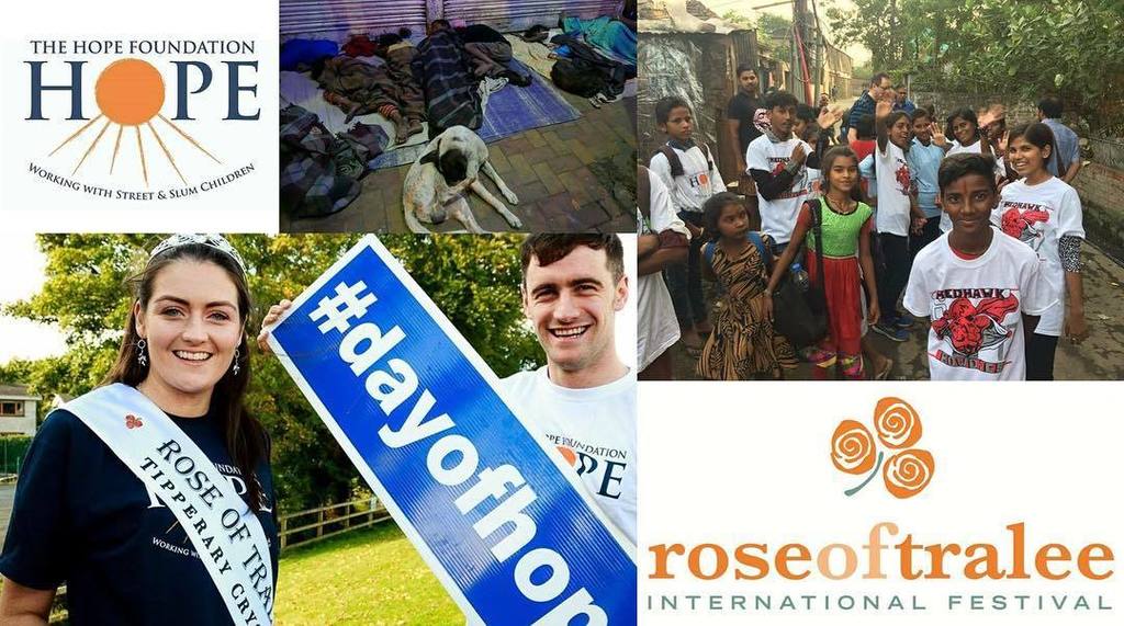 RoseofTralee_'s tweet photo. Safe journey to 2017 Rose of Tralee Jennifer Byrne as she leaves for Kolkata today with the The Hope Foundation. J… https://t.co/77iLzuVcSC https://t.co/dmOIDRVCdr