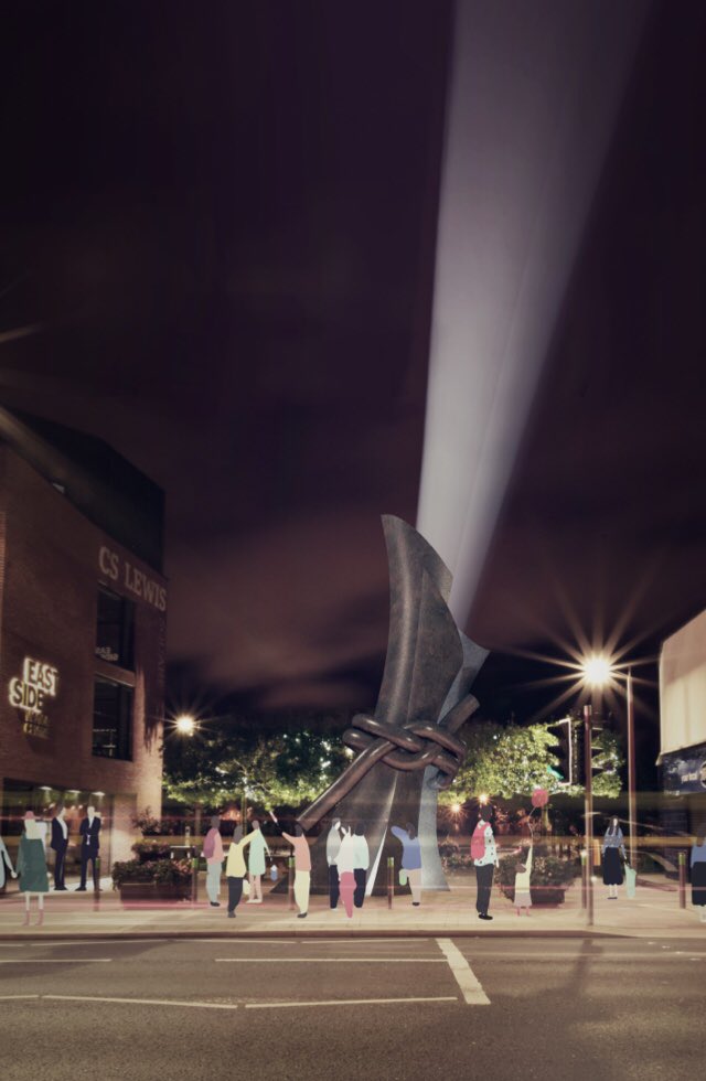 bureaudistinto's tweet photo. Delighted we have been announced winners of the @ArchitectureNI and @JPCorry_Ireland Belfast Flare Student Ideas Competition!#LightKnot https://t.co/nglbzJHbqB