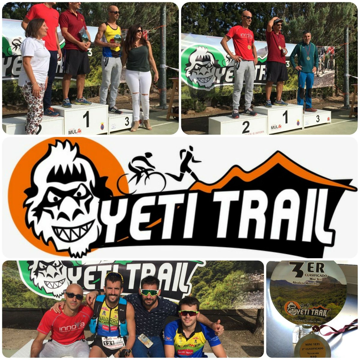 INNOVAMURCIA's tweet photo. Felicitamos a nuestro compañero @Victor__Salinas por su 3er puesto en la general y 2º en su categoría de la Yeti Trail Mini 24K https://t.co/f5R8K1gOzQ