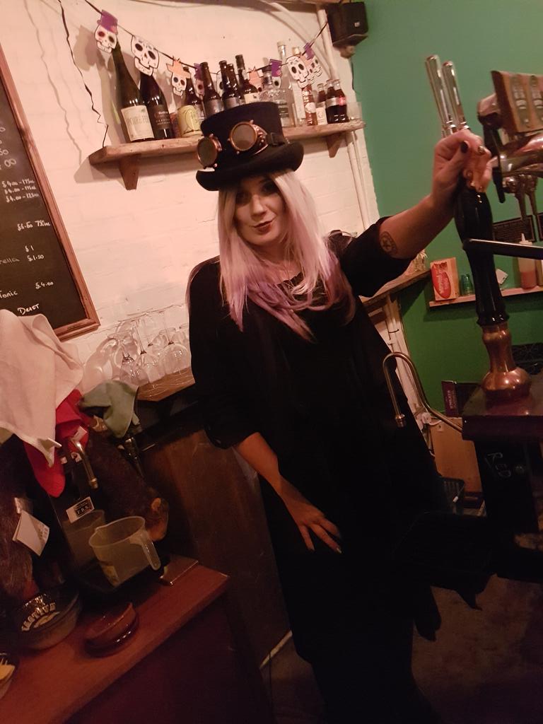 SoutheyBrewing's tweet photo. Having a great time down at the Tap Room come join us! #theresabeerforthat #Halloween https://t.co/0XDRwreIfU