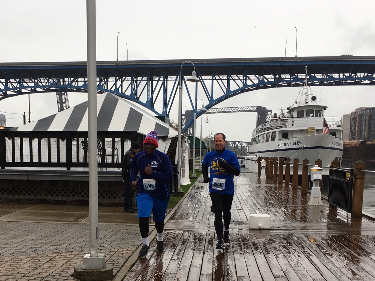 DickensTigers's tweet photo. Tiger runners back out on the streets of Cleveland. They did a great job in wet and cold weather. https://t.co/k7giG7MVBk