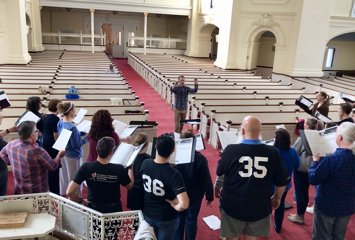 Second week of rehearsals with <a href="/markchoir/">Mark Singleton</a> are already over?! Good thing you can still get a ticket! #EriksEsenvalds voceinc.org/tickets