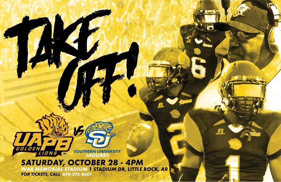 sportsandpearls's tweet photo. It’s GAME DAY!!! Let’s get fired up @UAPB_Gridiron #uapb #goldenlions #packtherock #swacsaturdays https://t.co/djHeXutPlz