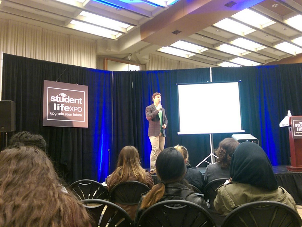 Jay from <a href="/DiscoverYear/">Discover Year</a> sharing more about their gap year program at the <a href="/StudentLifeExpo/">Student Life Expo</a>