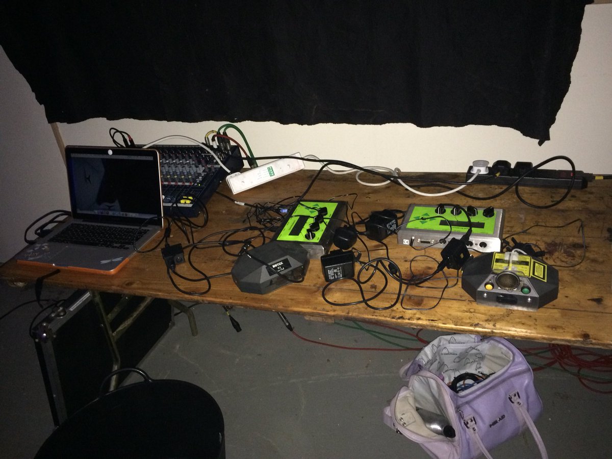 metanast's tweet photo. Set up of “Sentient” by @callystatham and @AMHart808 for tomorrow’s Symbiotic Synergies at Talbot Mill #AGrandExposition @cornbrookcrt https://t.co/We6XyXZE6o