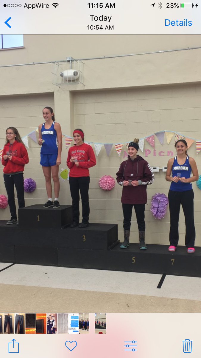 morgancountyhs's tweet photo. SuperStar XC Jr Kailee Perry wins again! Region Champ! On to STATE to defend her title!! Krista Perry 7th! #cougarnation #repeatquest https://t.co/wXWhwdcf7i