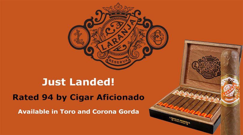 CigarState's tweet photo. Laranja Reserva just landed! Rated 94 by Cigar Aficionado. Laranja is the Portuguese word for orange. https://t.co/nvglbecYMb