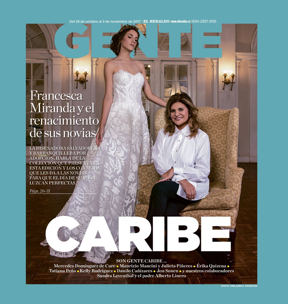 AlejoRosalesM's tweet photo. #Felices84ELHERALDO con una edición de lujo de @GenteCaribeEH elaborada por el equipo de #RevistasEH porque #AsiLoleoYo. https://t.co/IwDoMkup7a