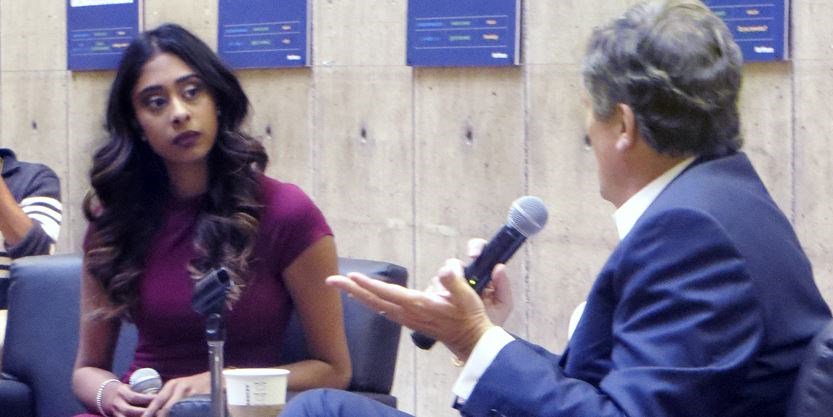 thatmikeadler's tweet photo. My transit plan will bring jobs to Scarborough, Mayor John Tory tells students at @UTSC. https://t.co/AECAUWtHRE #TOpoli @RenewScarboro https://t.co/Dh1nADX4vs