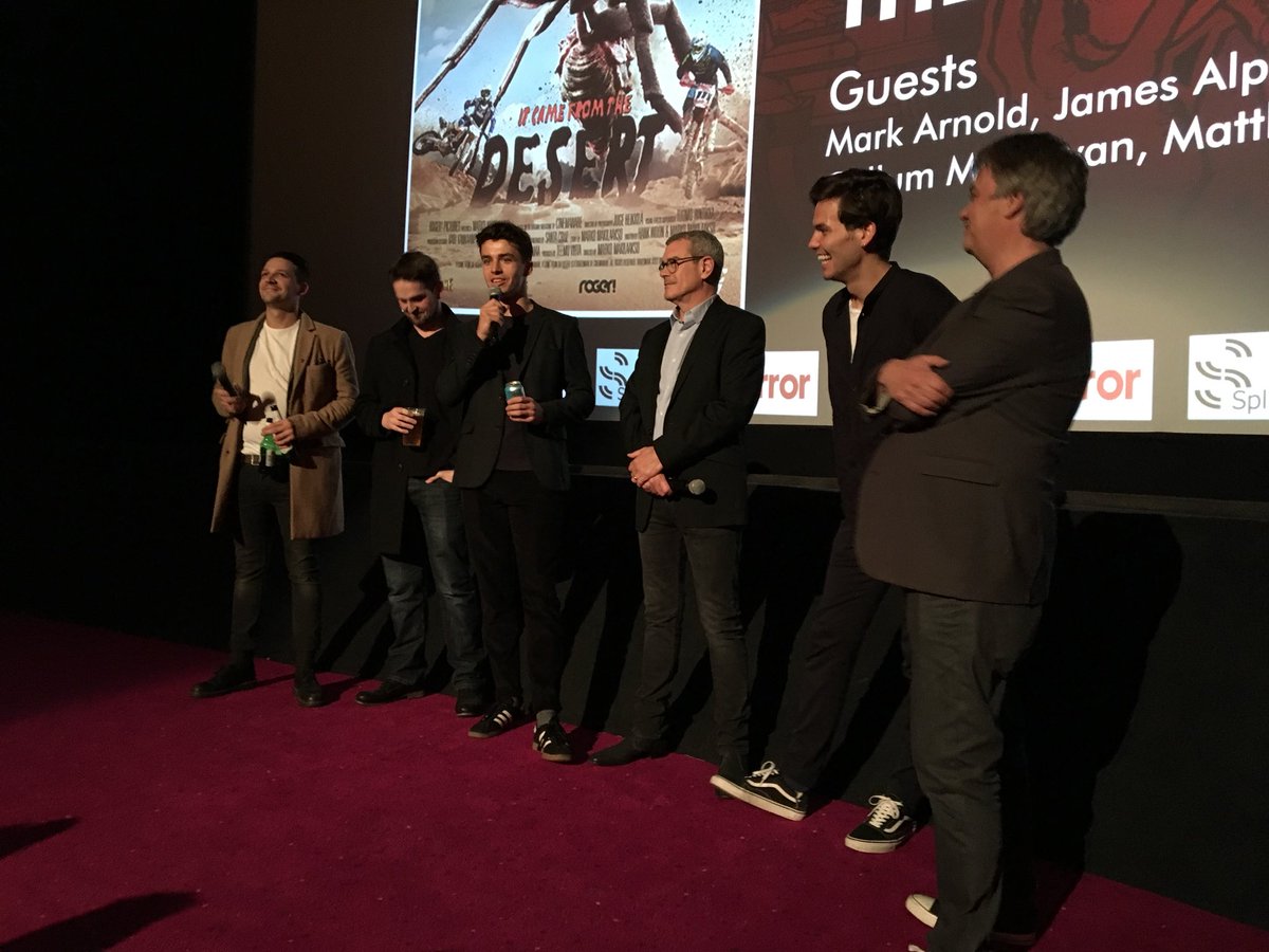 UK Premiere of #ItCameFromTheDesert introduced by the cast! #FrightFest <a href="/Film_AMP/">AMP International 🎥</a>