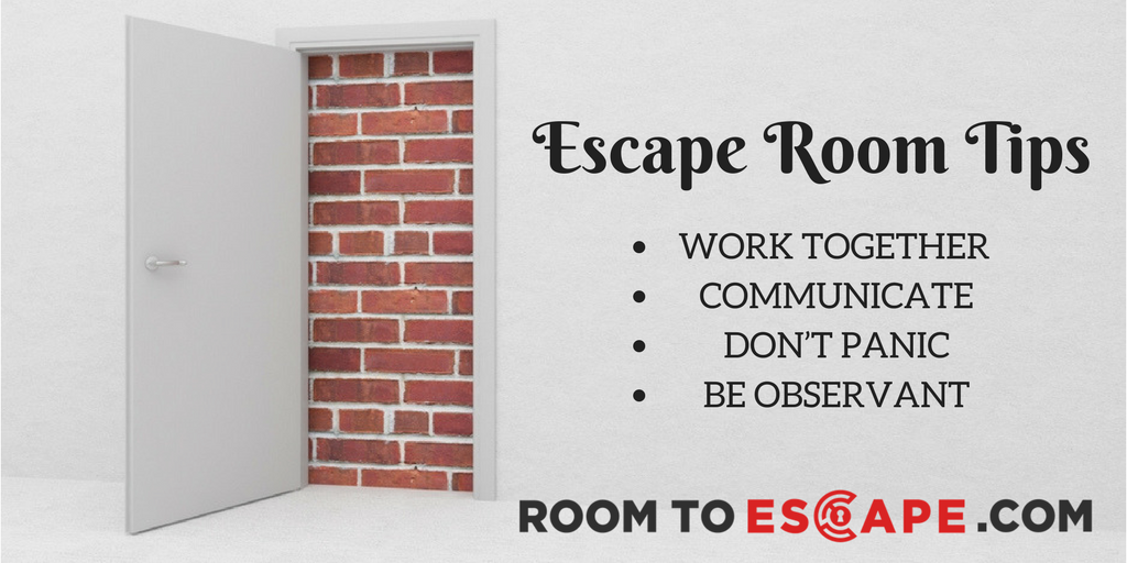 roomtoescapefw's tweet photo. Here are some #TuesdayTips for escaping from an #escaperoom! Haven't tried #RoomToEscape yet? Click on the link in our bio & sign up TODAY! https://t.co/xwX6mDk5kH