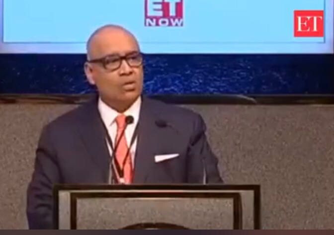 ETAwards's tweet photo. Managing partner and CEO @DeloitteIndia N Venkatram delivers the concluding speech at  #ETAwards https://t.co/pcQ1WT2dhH