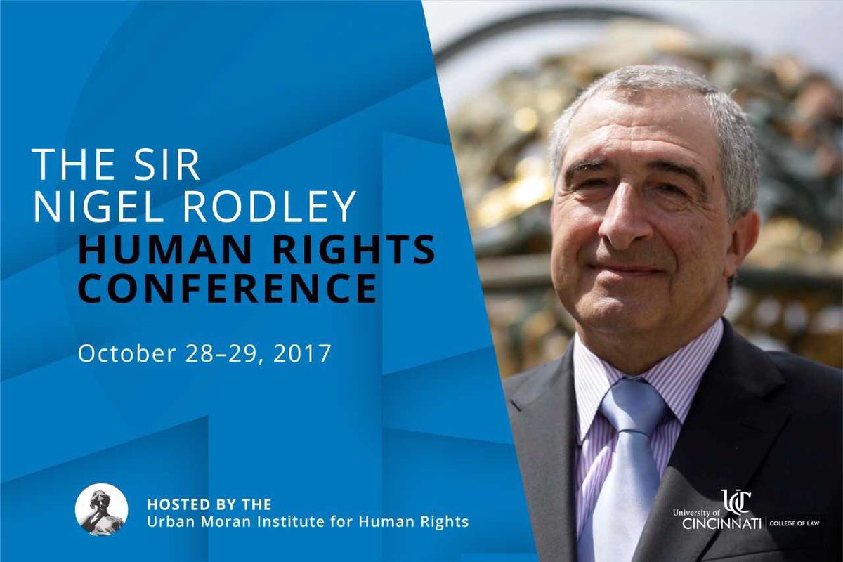 UCincinnatiLaw's tweet photo. Follow along with us today as we share updates from our @UCUrbanMorgan's Sir Nigel Ridley Human Rights Conference. https://t.co/stLvqKSh8K