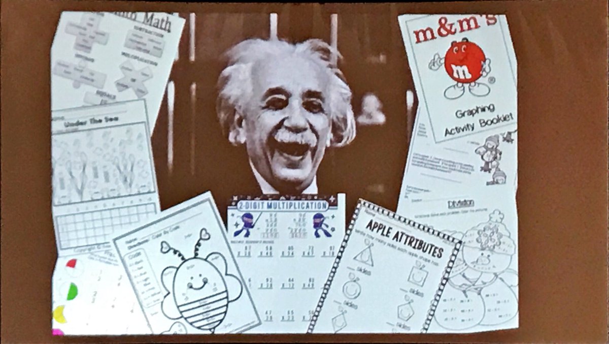 Physicist pay Physicist for great physicist packets -we’re not buying it. Instead, Ss should model the profession.   @TracyZager #CMCMath