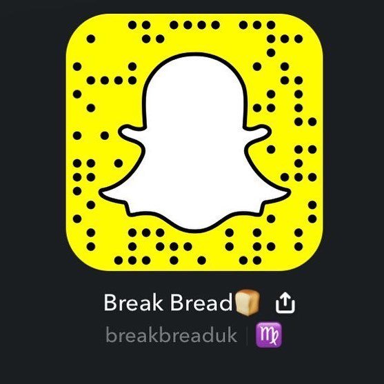 BreakBreadLDN's tweet photo. ADD IT TO SEE PREVIEWS AND ASK QUESTIONS!🔌🍞❤️ breakbreaduk #snapchatme #snapchat #snap #breakbread #break #bread https://t.co/4VPhoa9Ua0 https://t.co/KFzWtHFbBU