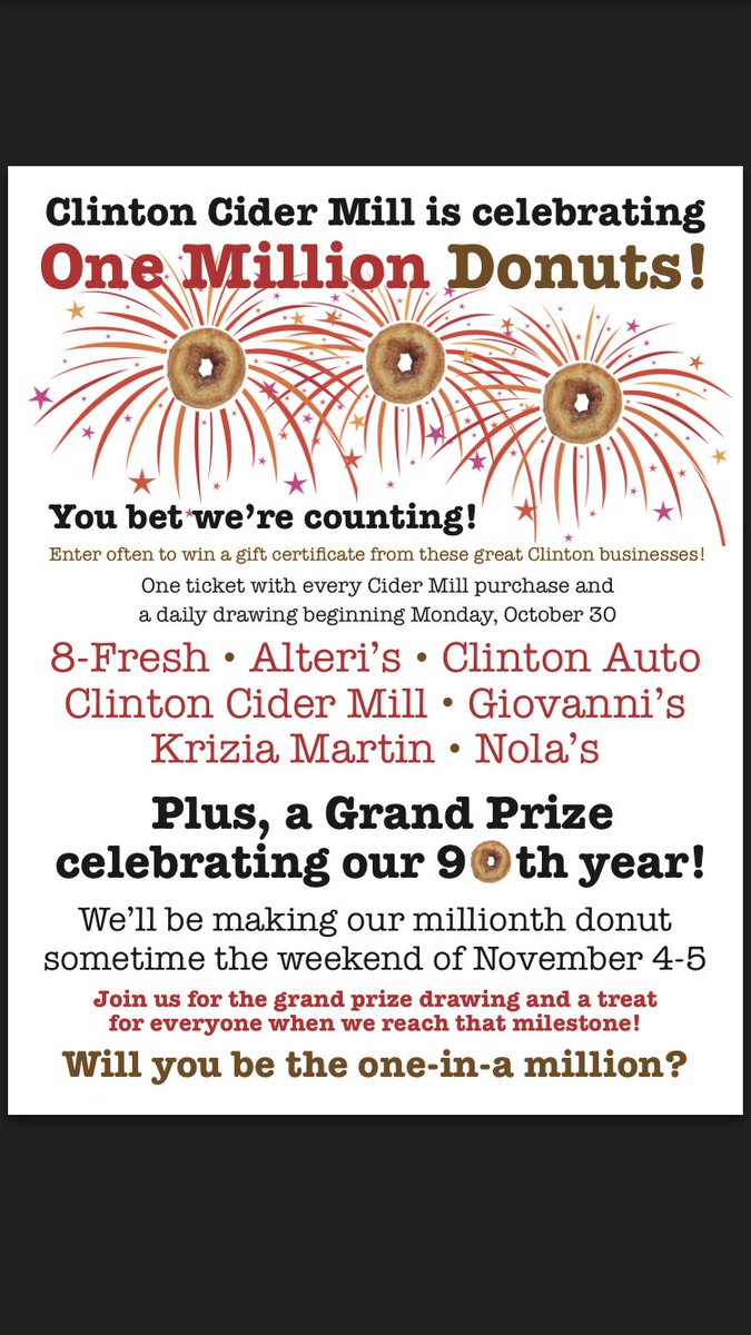 Clinton Cider Mill tweet media