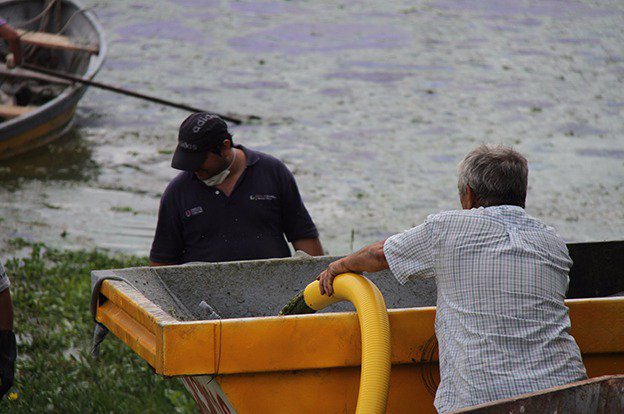 Seguimos trabajando en la extracción de las algas del Dique Paso de las Piedras
#ABSAPorLaGente