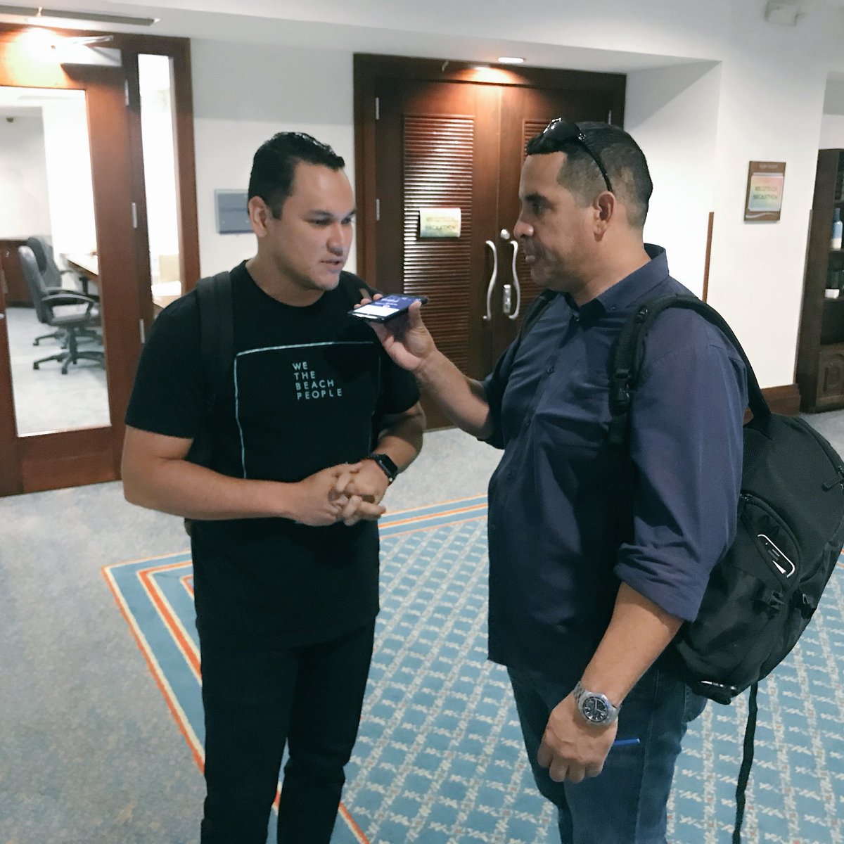 ATechConference's tweet photo. ATECH co-founder @3trstn talks to Vigilante about their plans to grow, and how the government can, and should contribute. #ATECH2017 https://t.co/BSYNpna0HY
