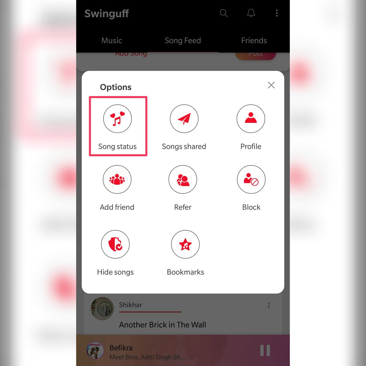 swinguff's tweet photo. Introducing "Song Status".
Song Status signifies the song you associate most with your life at this moment.
#socialmusicplayer #swinguff https://t.co/RaBpYpfTrp