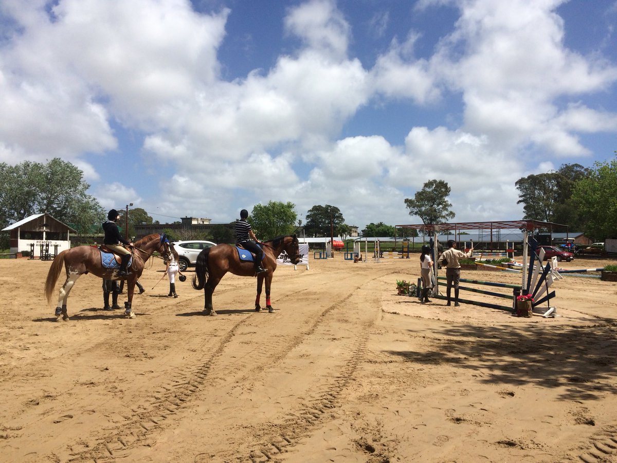 MaFerSouza_'s tweet photo. Competencia de salto en el #CENAFRE 🐴 siguiendo al futuro campeón olímpico (!) Fede Souza #equitacion https://t.co/FCnlSv3imD