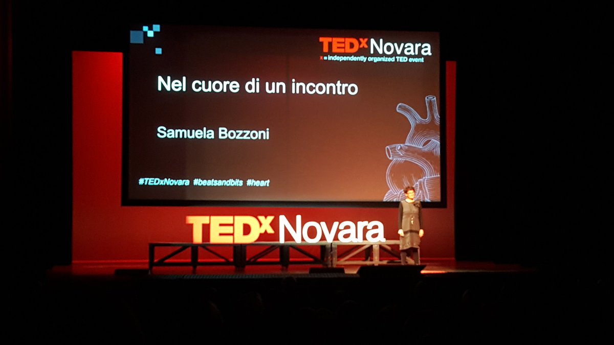TEDxNovara's tweet photo. 8° speaker --> Samuela Bozzoni... nel cuore di un incontro #heart #TEDxNovara #beatsandbits #novara https://t.co/1lLbHAR3g7 https://t.co/DRDP09qXFX