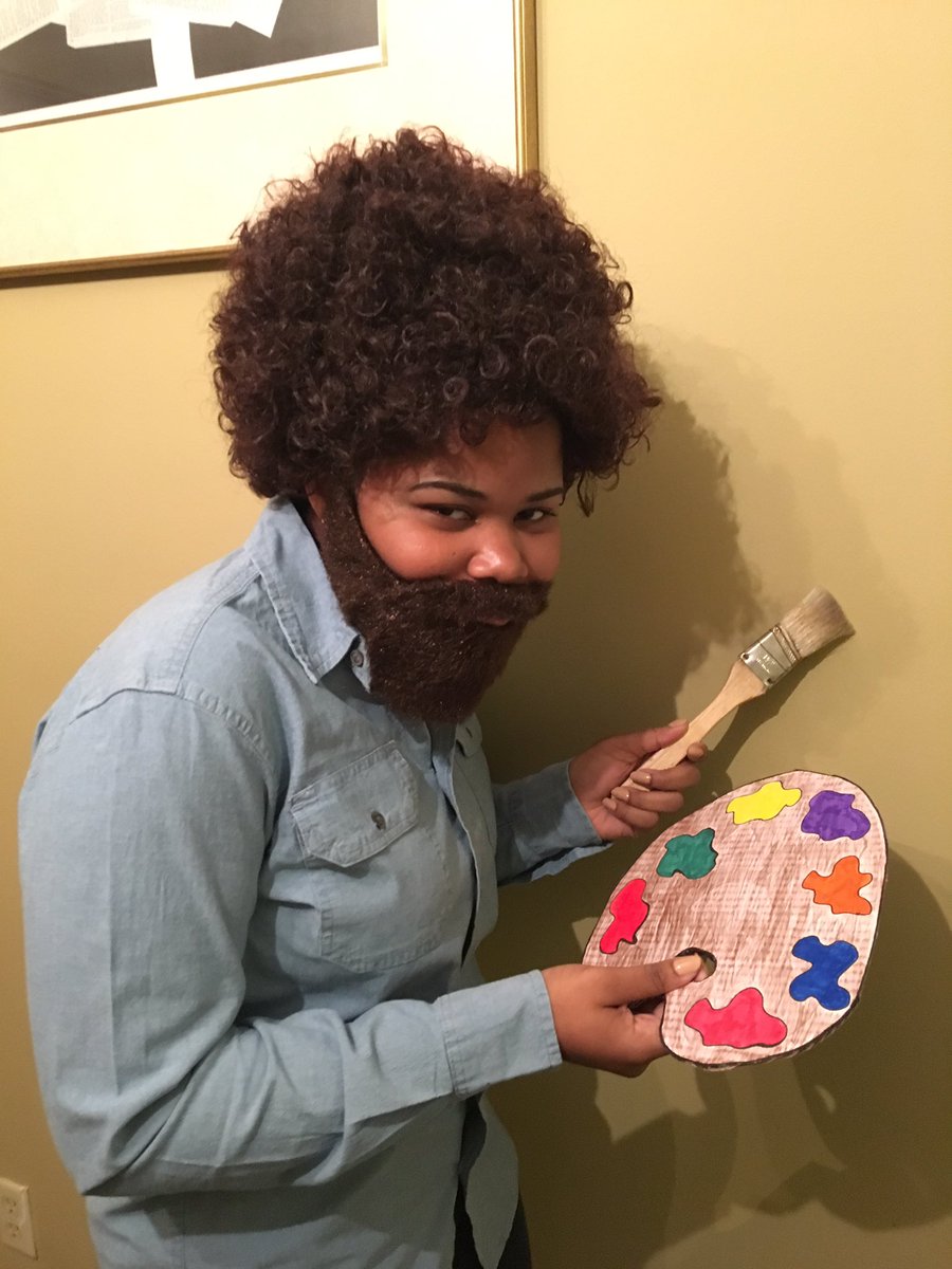 Black Bob Ross out here drawing these chickens like French girls