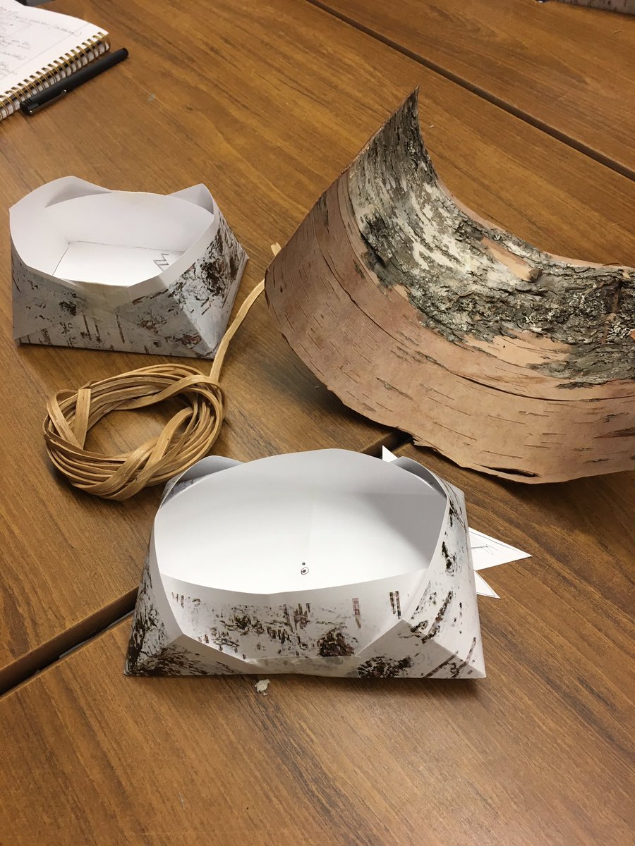 KNAER_RECRAE's tweet photo. Angles, measuring, length, base, height &amp; more when making baskets &amp; talking #Math. #Indigenous Knowledge + Math @FNMIEAO #FNMV @mknrcm https://t.co/5YQ8OzW0kE