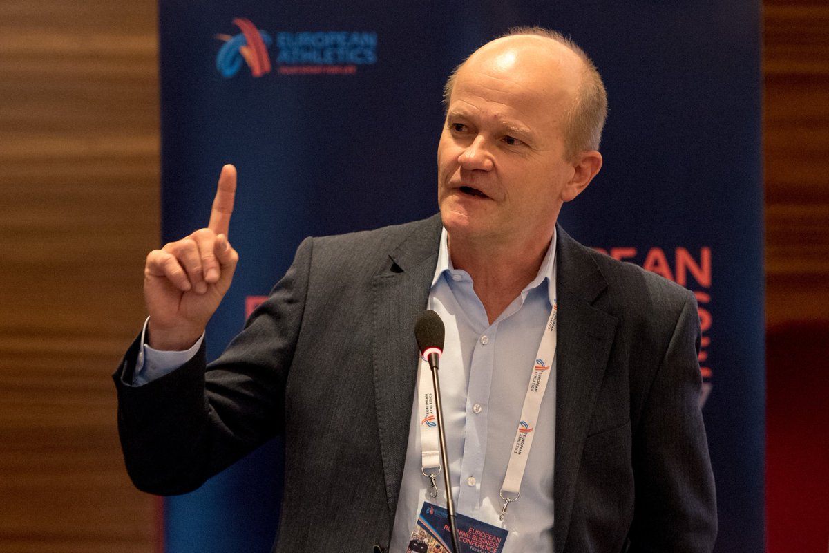 EuroAthletics's tweet image. Jakob Larsen @Jakla gives advice to running organisations and federations "Stop, Collaborate and Listen!" @runningforall #RunningConference