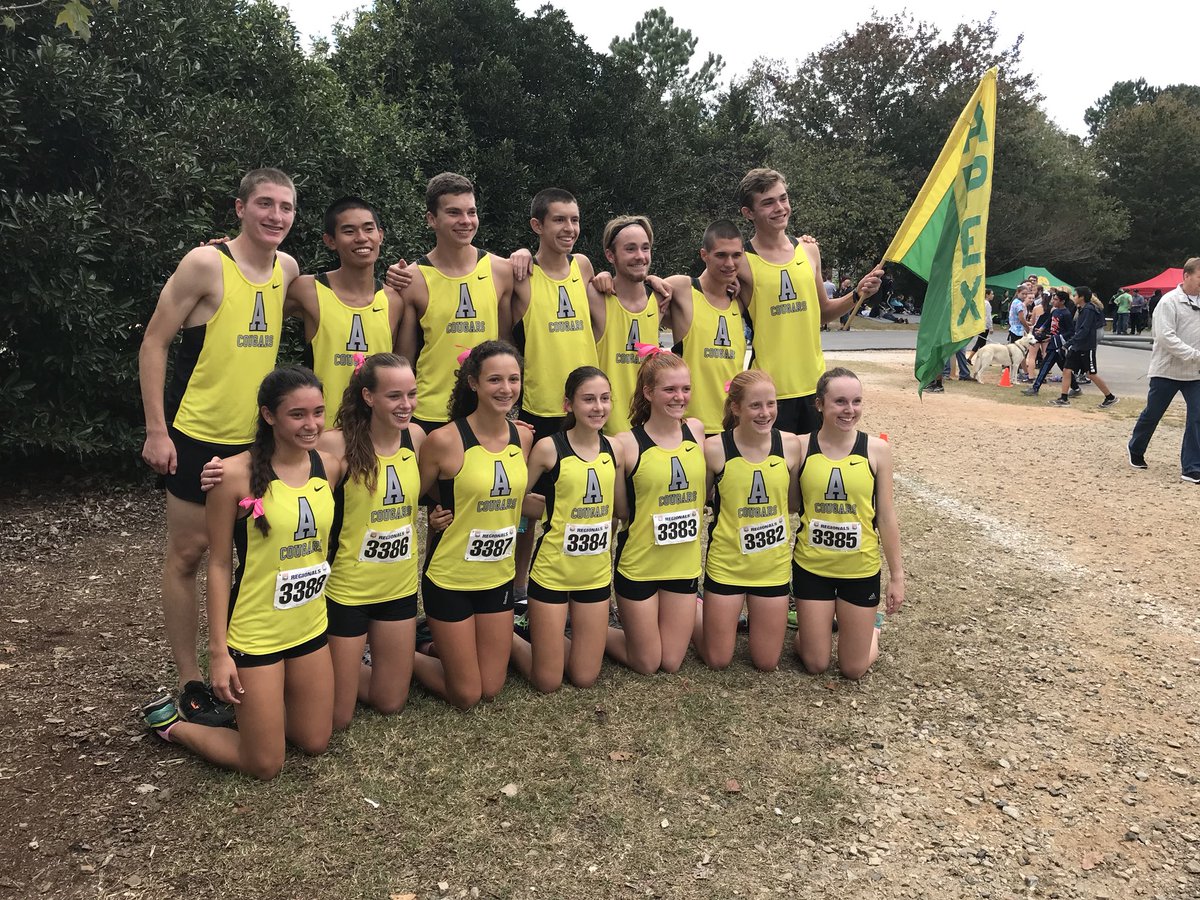 APEXLAX's tweet photo. Apex Girls XC 3rd at Region- going to states! All were great/ Callie overall ind. champ  #toughgirls @apexcougarclub @apextrackxc https://t.co/8SF6209haF