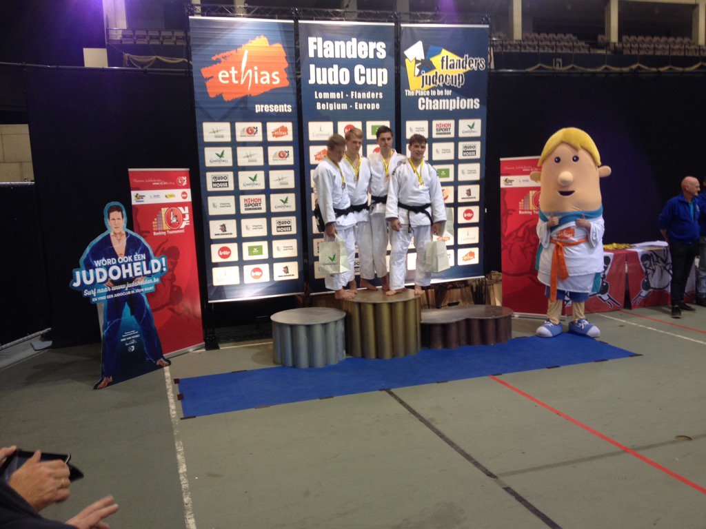 Mooie 3e plaats voor Sander Looy op Flanders judo cup 2017