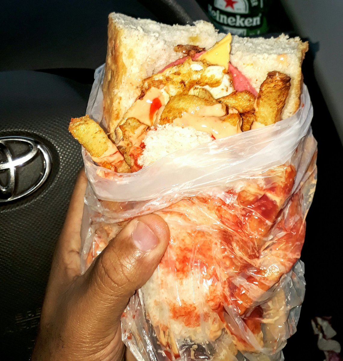 Malom_Tebogo's tweet photo. Finally, something to eat #CavaTheCombo https://t.co/nSMTBUNg9Q