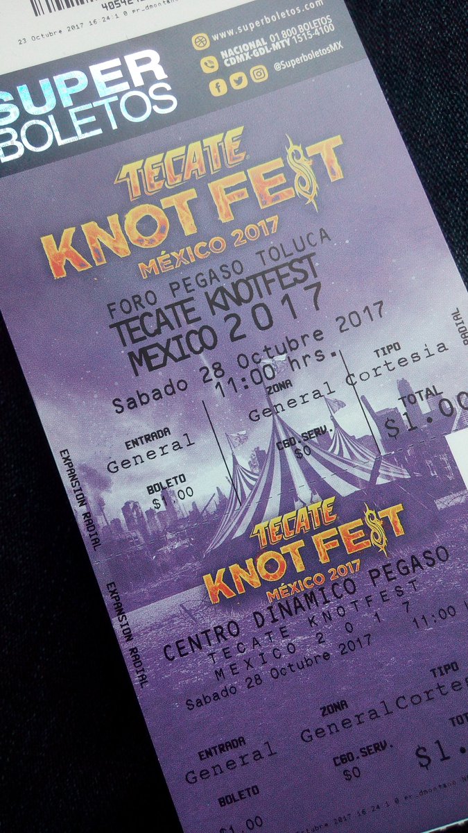 ExpansionRadial's tweet photo. Tenemos un huerfanito para ir al @knotfestmexico Quién quiere ir? De entrada, darle follow a @TodoPorMayoreo y a @SithLCC de #NetArmada https://t.co/UWZneYI4hi