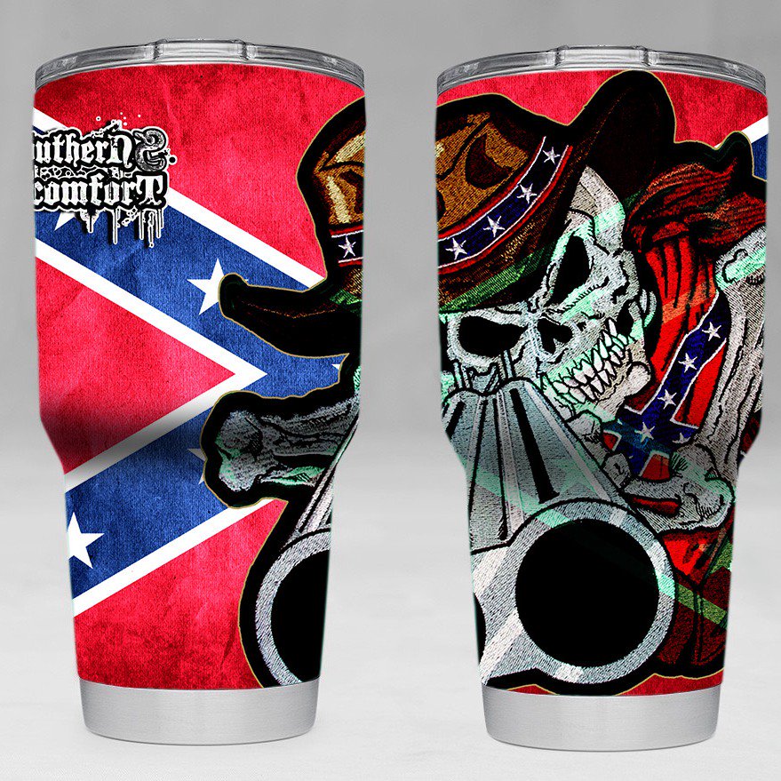 rebel flag yeti cup