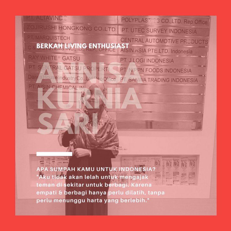 Let's meet #PEMUDAZAMANNOW yg jg #PEMIMPINZAMANTOMORROW keren

Annisa Kurniasari - Berkah Living Enthusiast
facebook.com/photo.php?fbid…