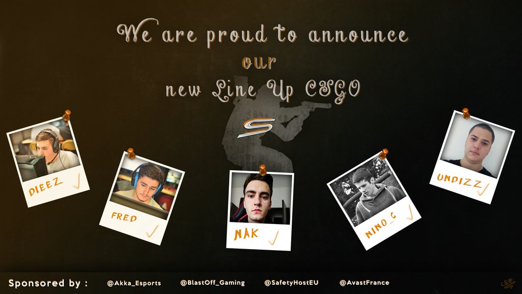 [#Annonce]🔴📰

Nous sommes fières de vous annoncer l'arrivée du Roster CSGO Orange ! 

Welcome home Guys 🔥

#SyndicateGG