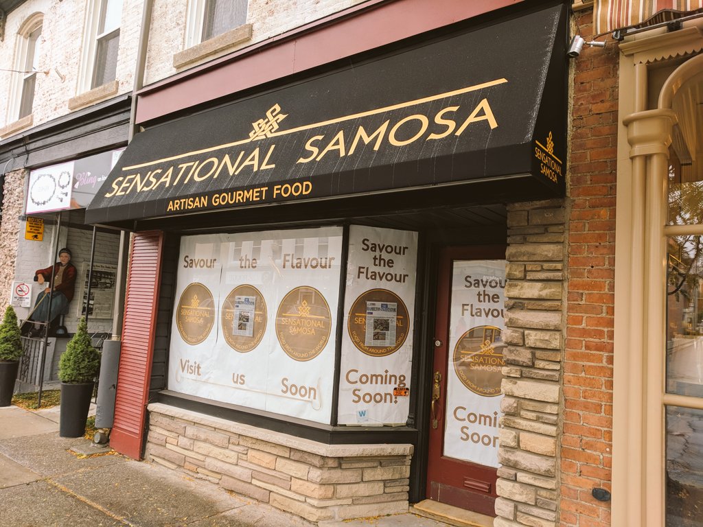 TheGeneratorCa's tweet photo. The new location is looking great so far @SensationSamosa! #Dundas #HamOnt https://t.co/o3zeIpDJJu