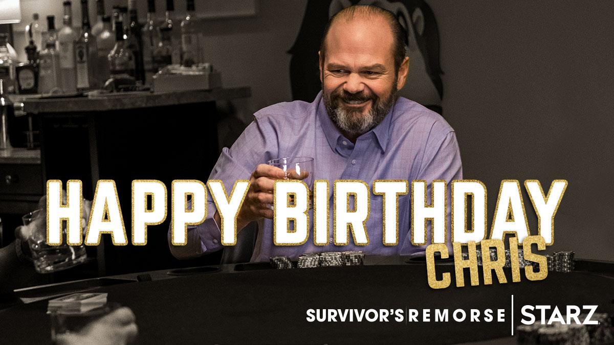 Raise a glass to the man who always had a plan. Happy birthday, <a href="/realchrisbauer/">chris bauer</a>! #SurvivorsRemorse
