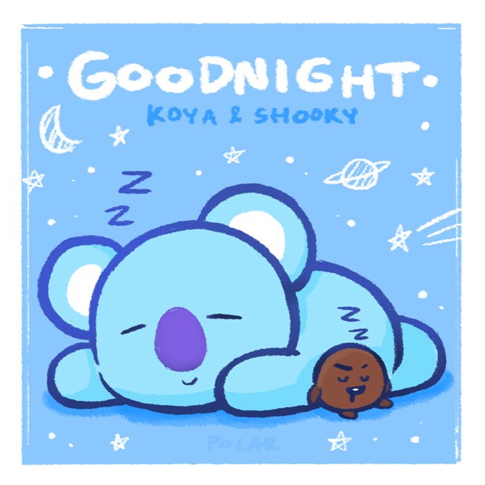 Bt21 Koya Sleeping - Korean Idol