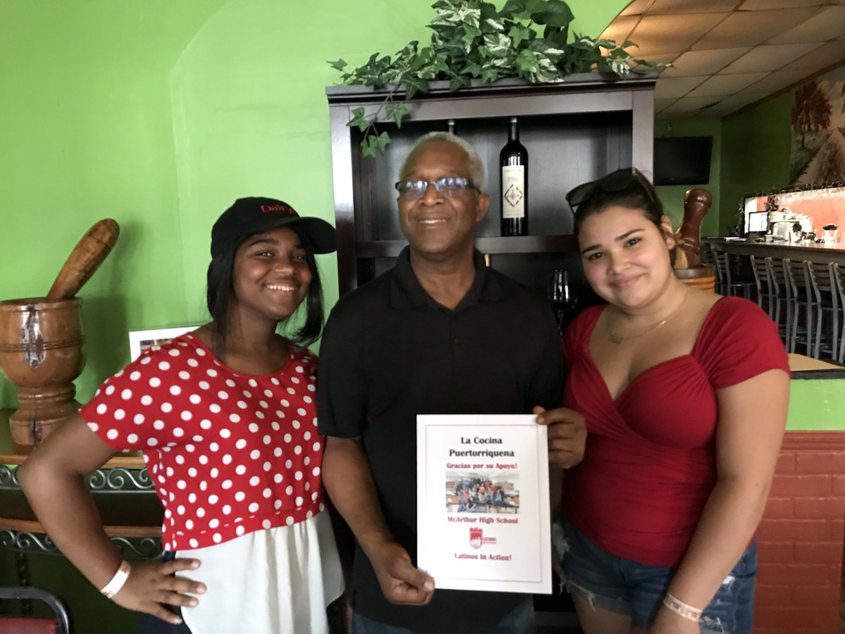 McArthurLIA's tweet photo. Thank you to La Cocina Puertorriquena 🇵🇷 for the wonderful donation they contributed for Mustang Fest🐎❤️#LIA #Mustangfest @latinosinacti0n https://t.co/vW91eL7F2f